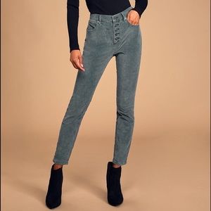 NWT Free People Corduroy Pants Morning Waves